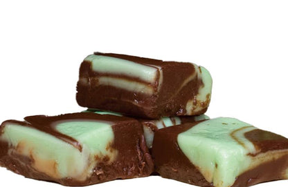 Chocolate Mint Swirl Fudge ... 12oz Resealable Container - Country Fresh Food & Confections